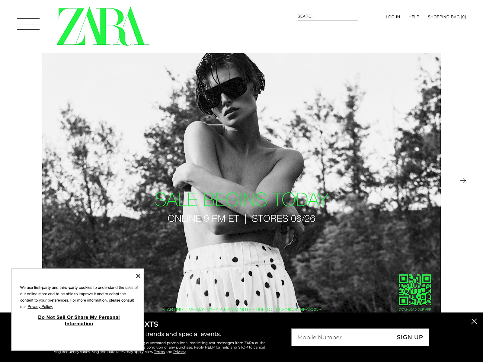 ZARA Screenshot