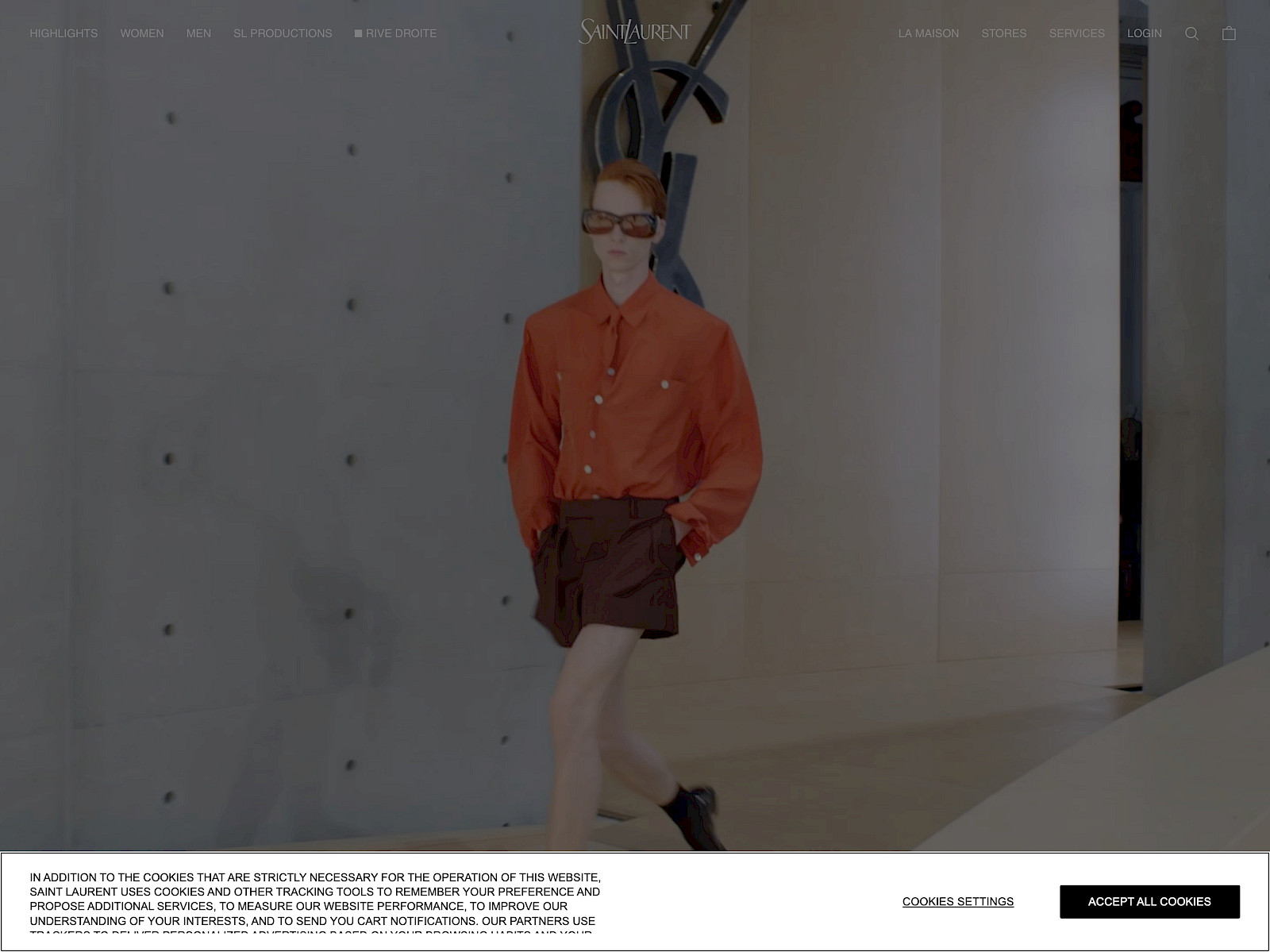 YVES SAINT LAURENT Screenshot