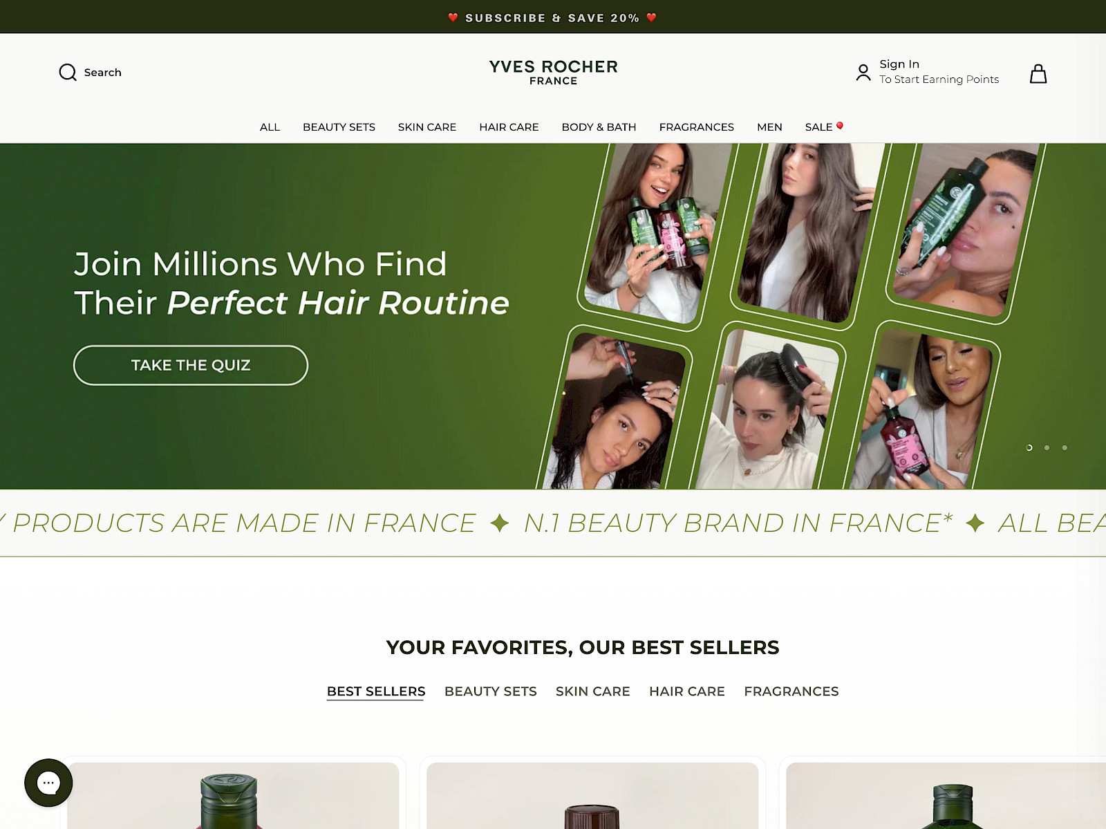 Yves Rocher Screenshot