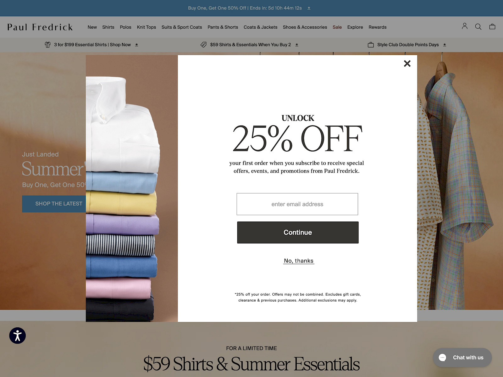 Paul Fredrick Screenshot