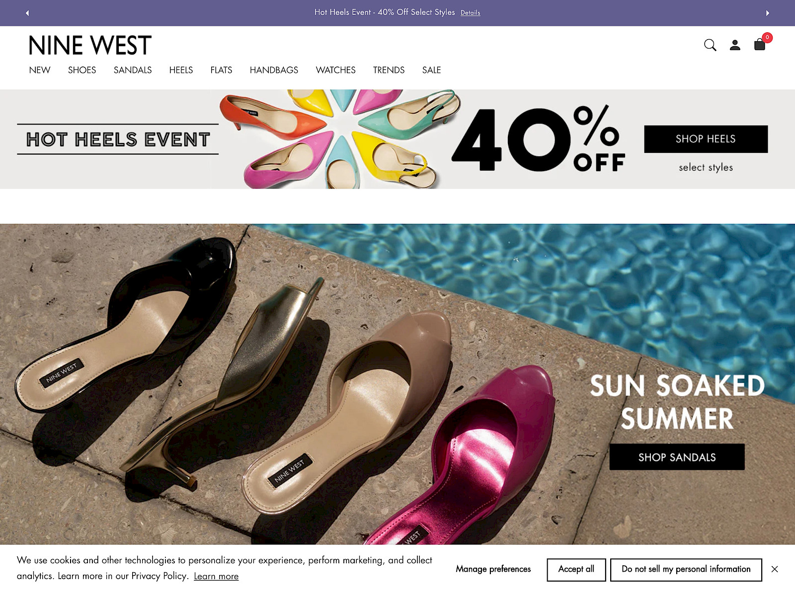 Nine West Screenshot