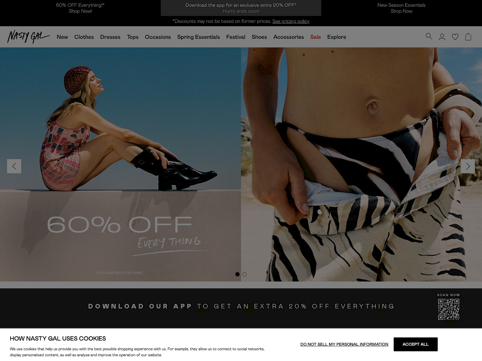 Nasty Gal Screenshot