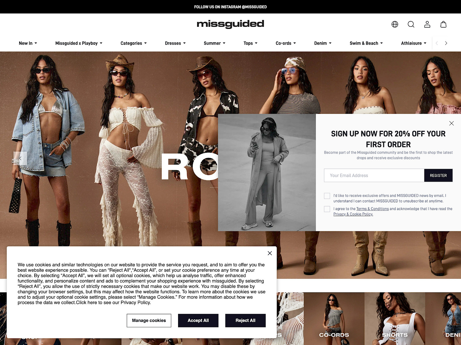Missguided Screenshot
