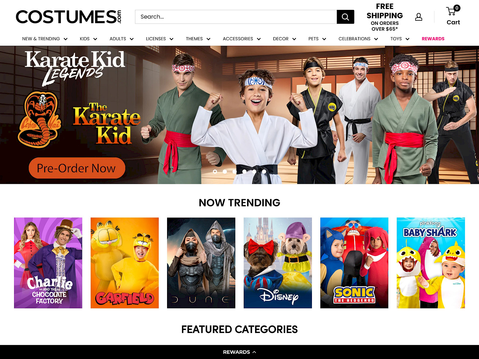 Buy costumes Screenshot