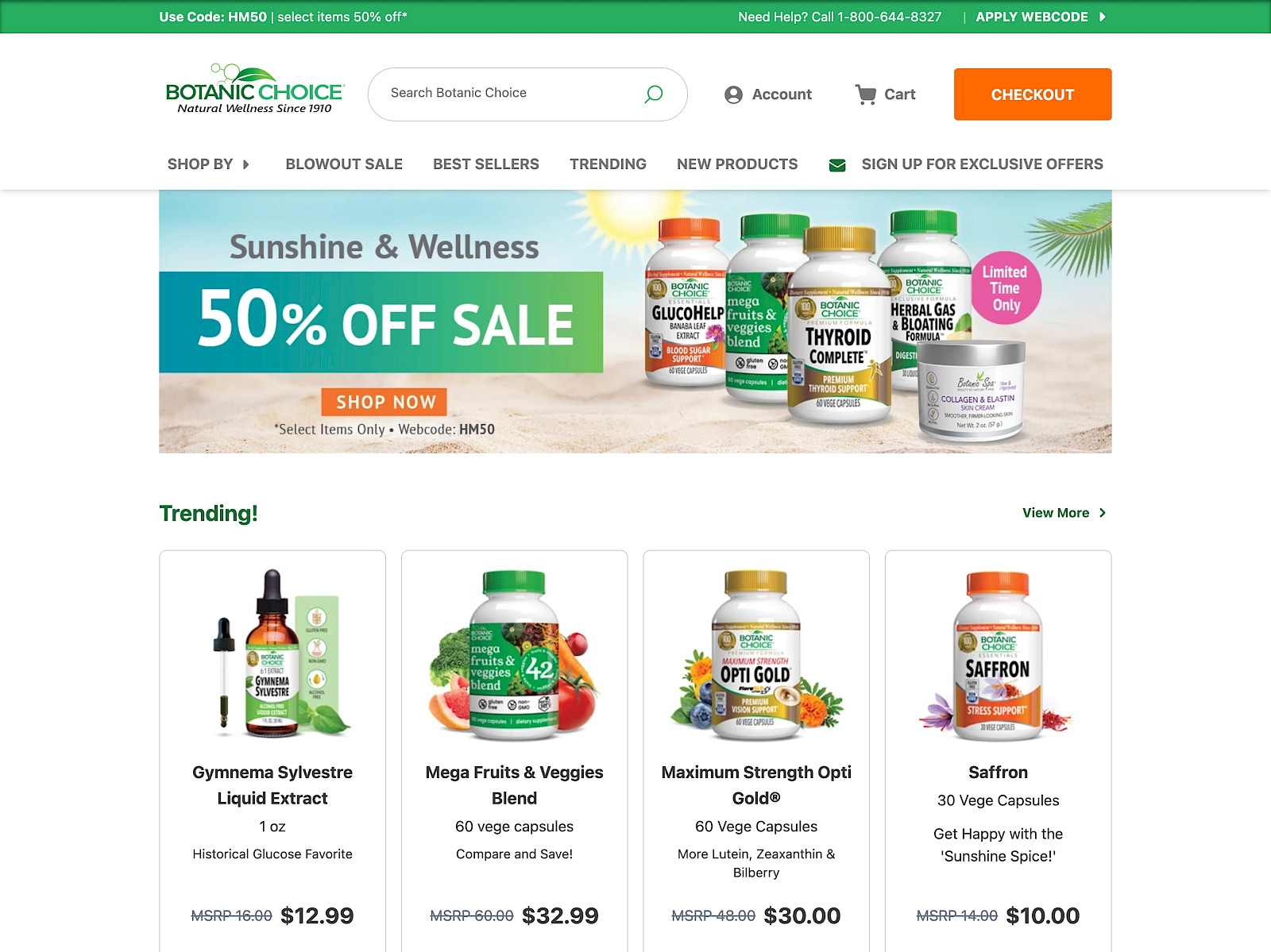 Botanic Choice Screenshot