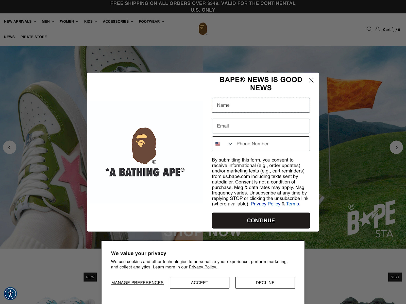 A BATHING APE Screenshot