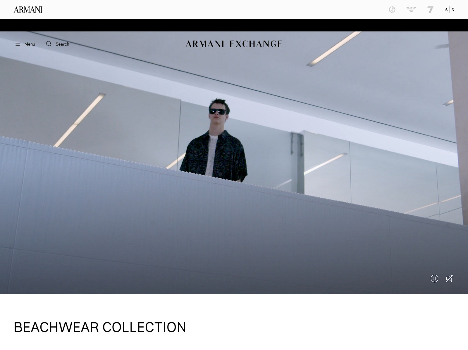 Armani Exchange Screenshot