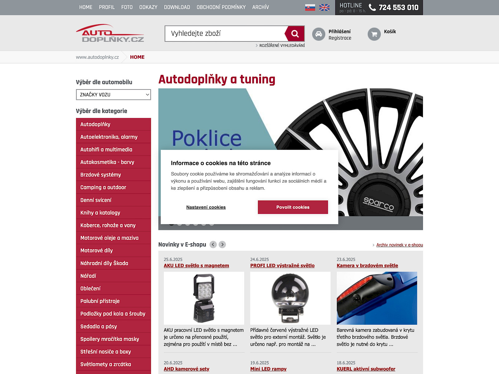 Auto Doplnky Screenshot