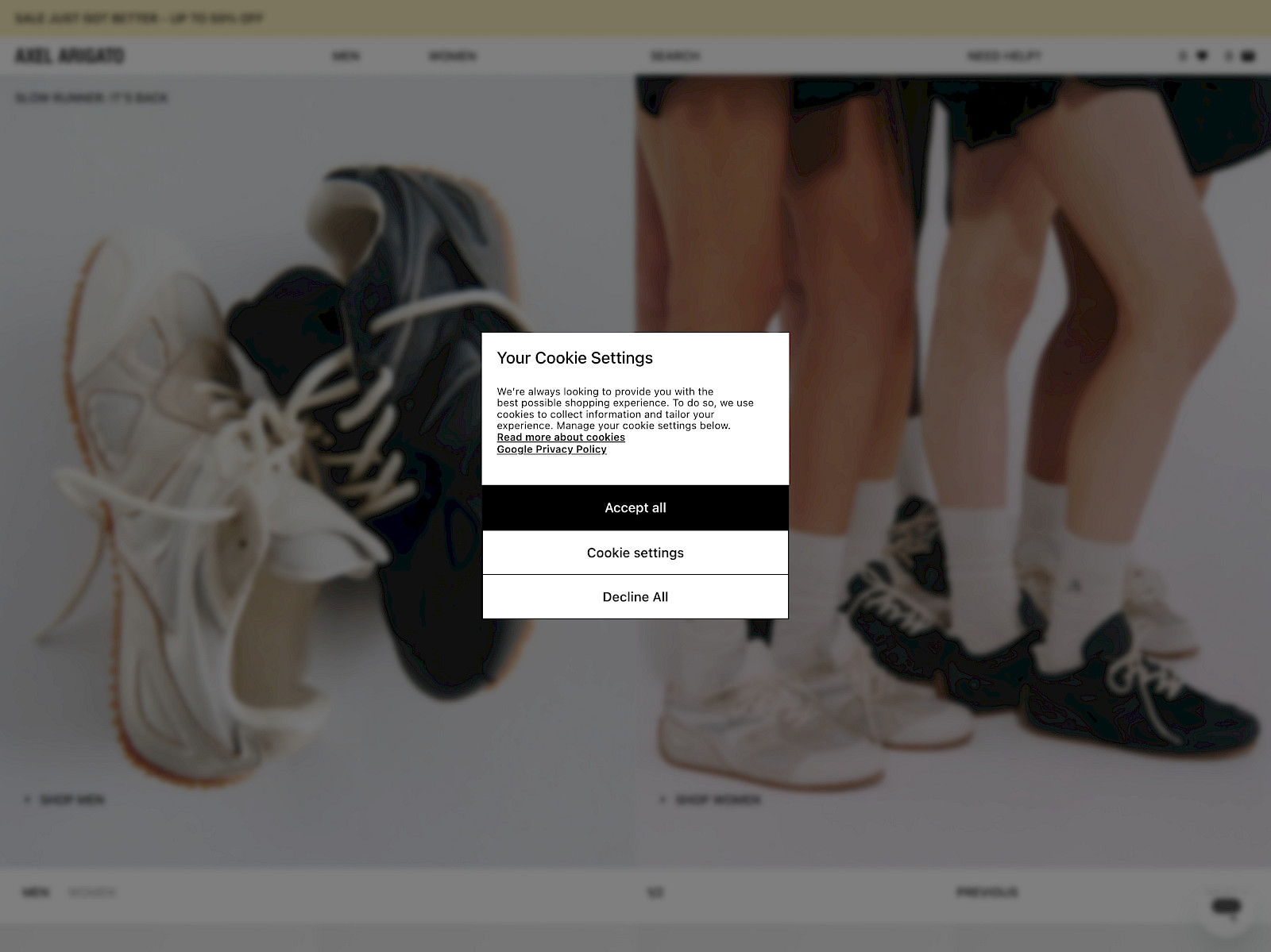 Axel Arigato Screenshot