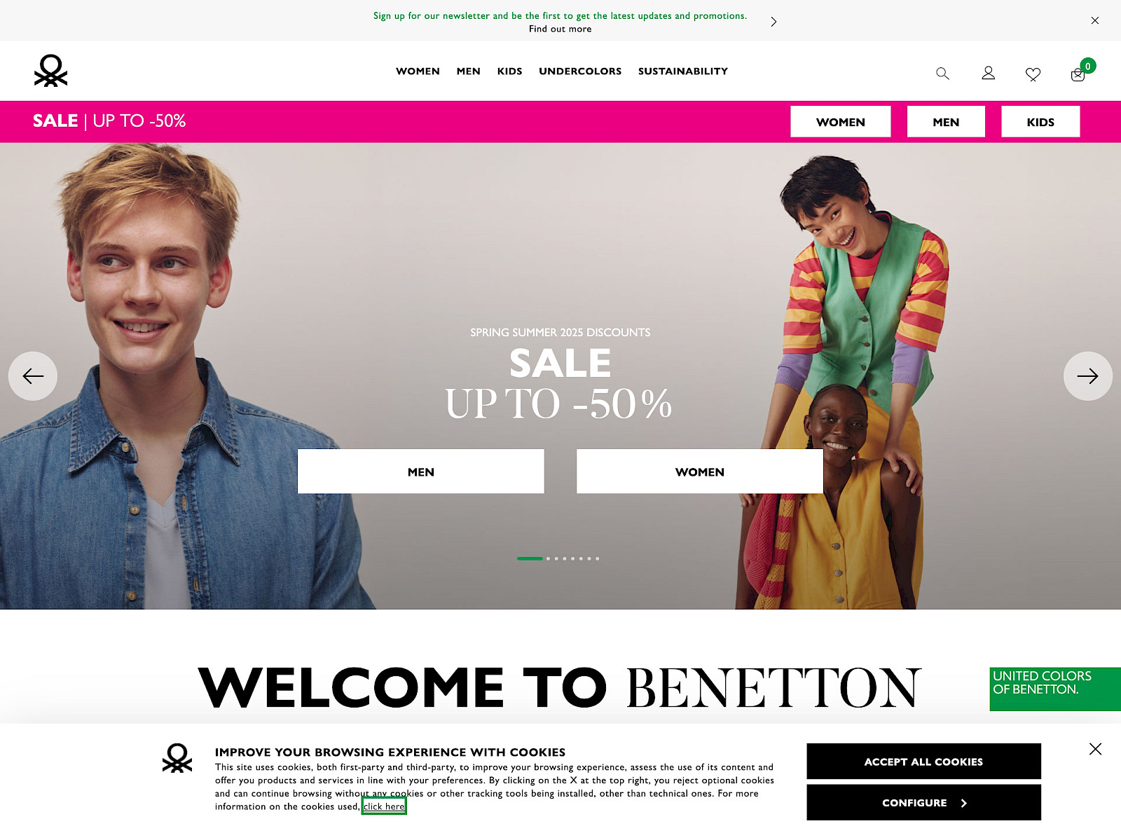 Benetton Screenshot