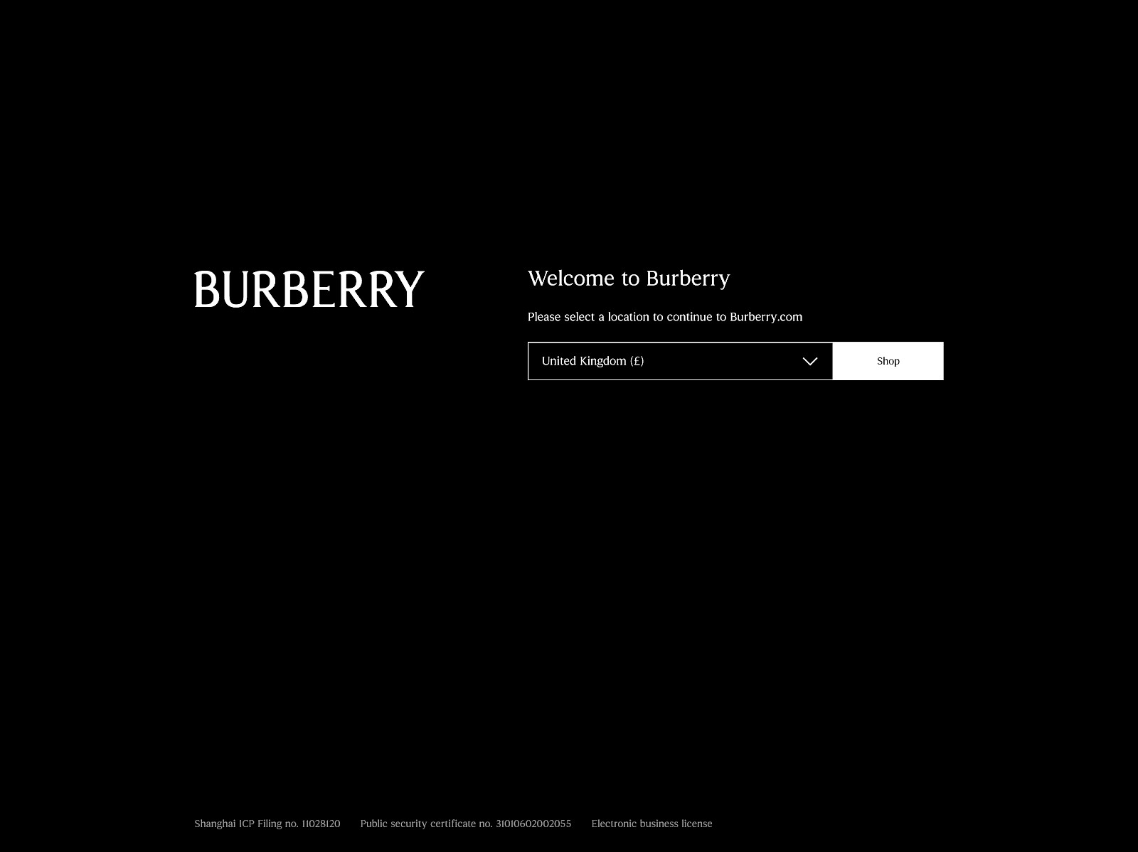 Burberry Screenshot