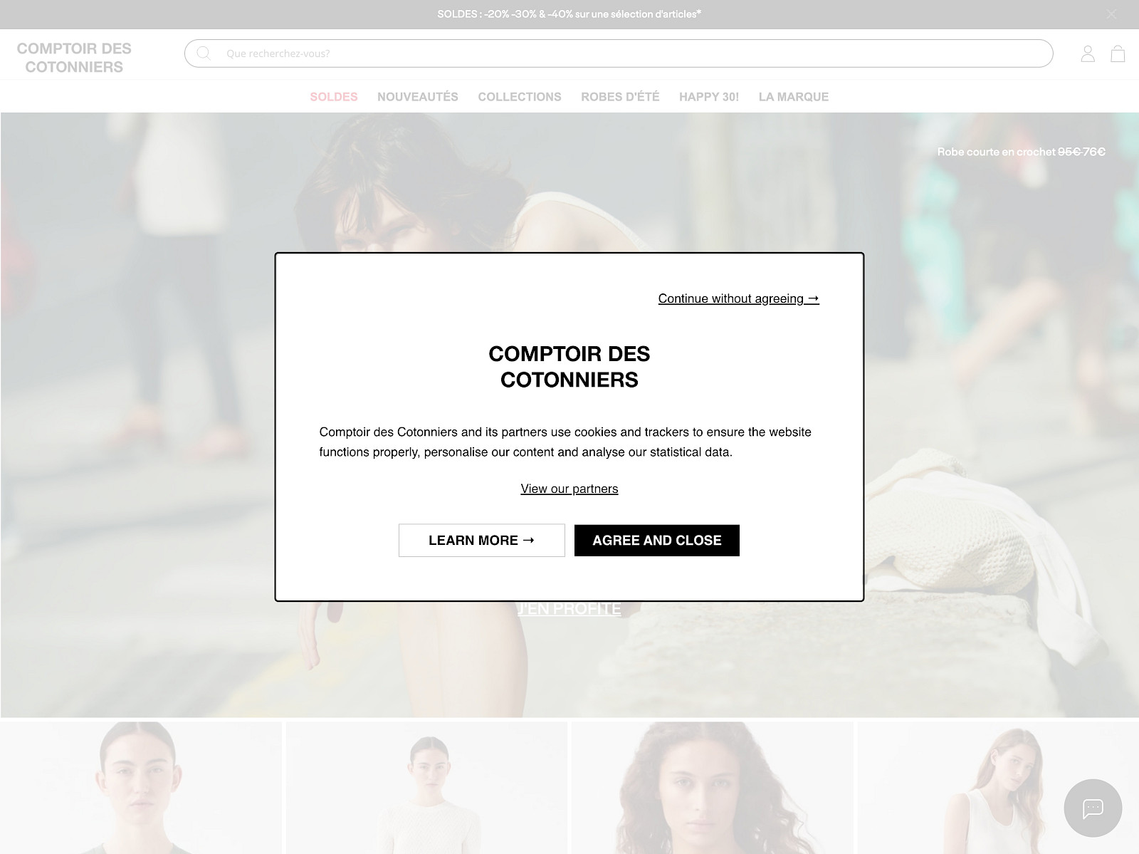 Comptoir des Cotonniers Screenshot