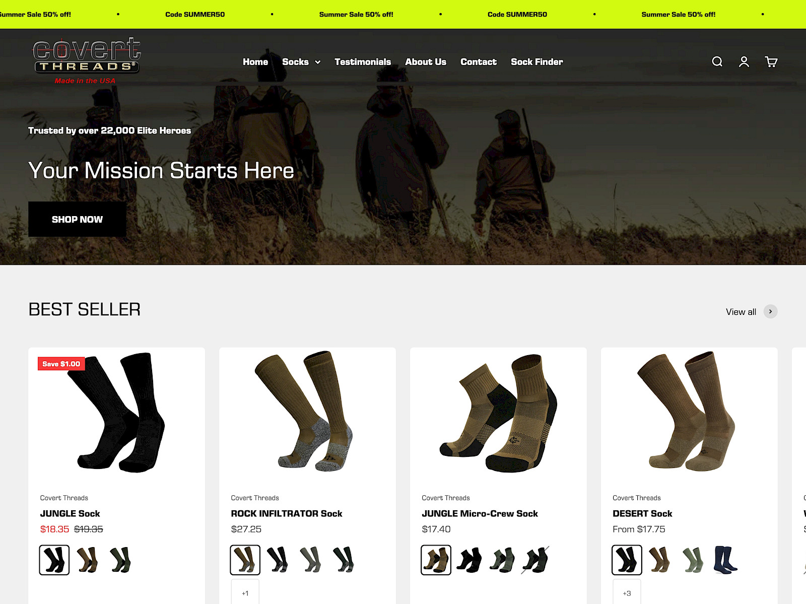 Covert Threads Screenshot