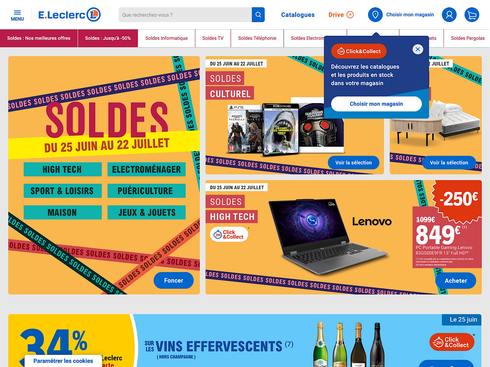 E.Leclerc Screenshot