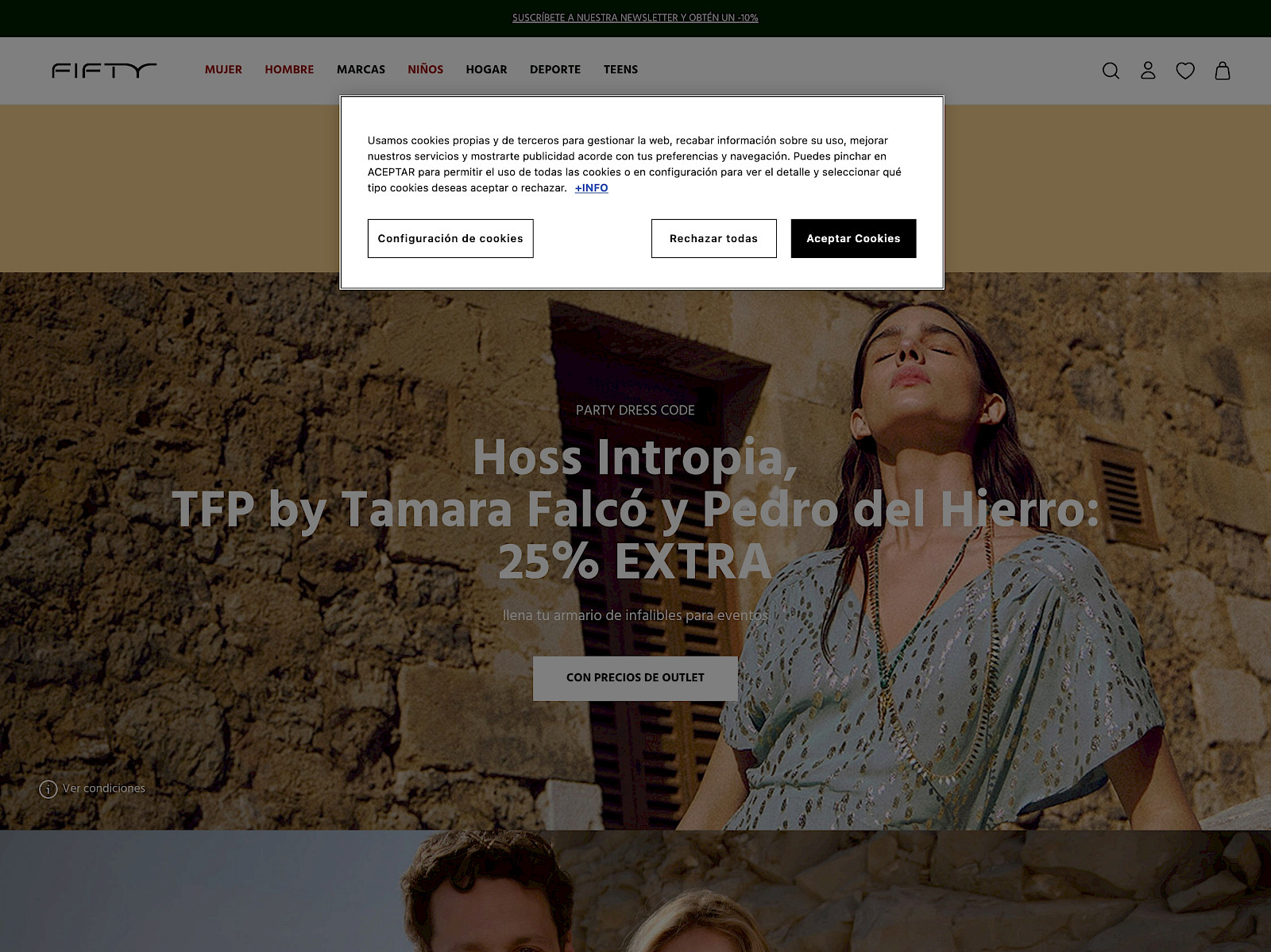 Fifty Outlet Screenshot