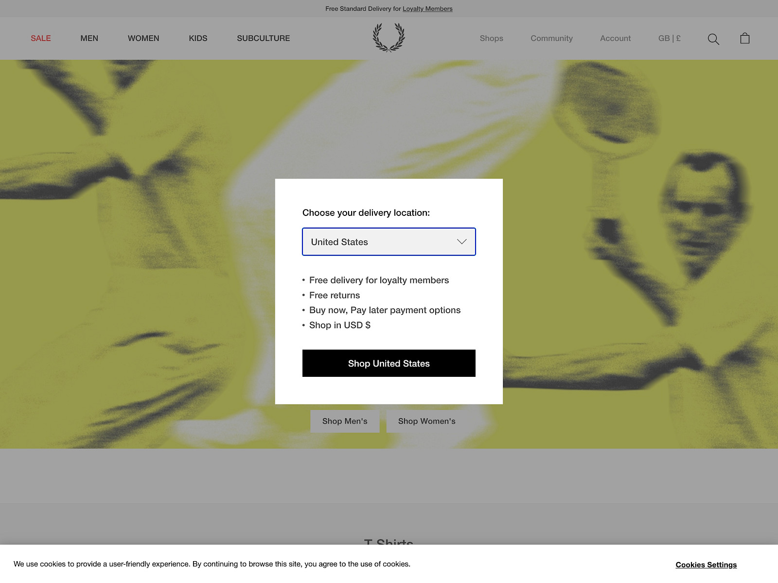 Fred Perry Screenshot