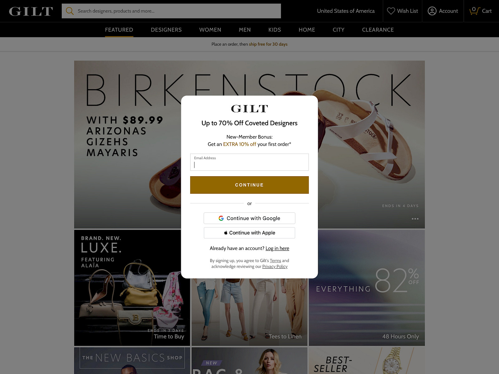 Gilt Screenshot