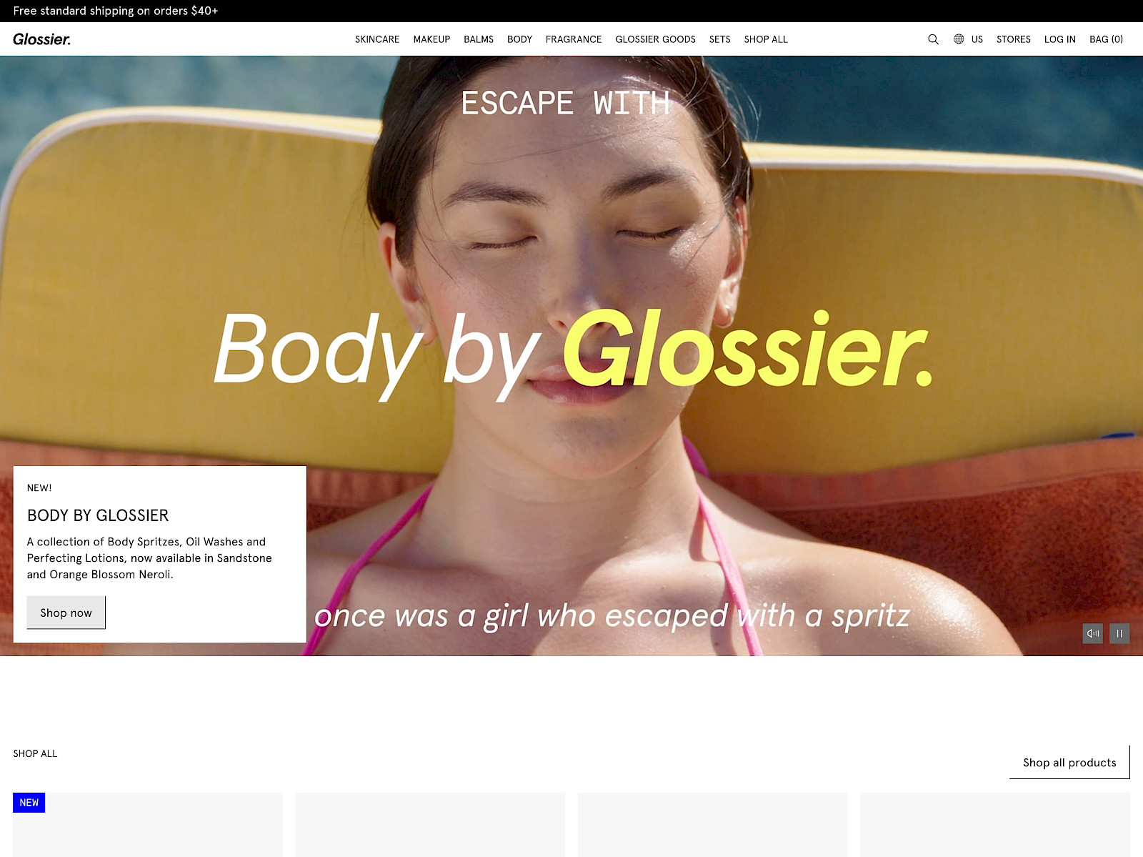 Glossier Screenshot