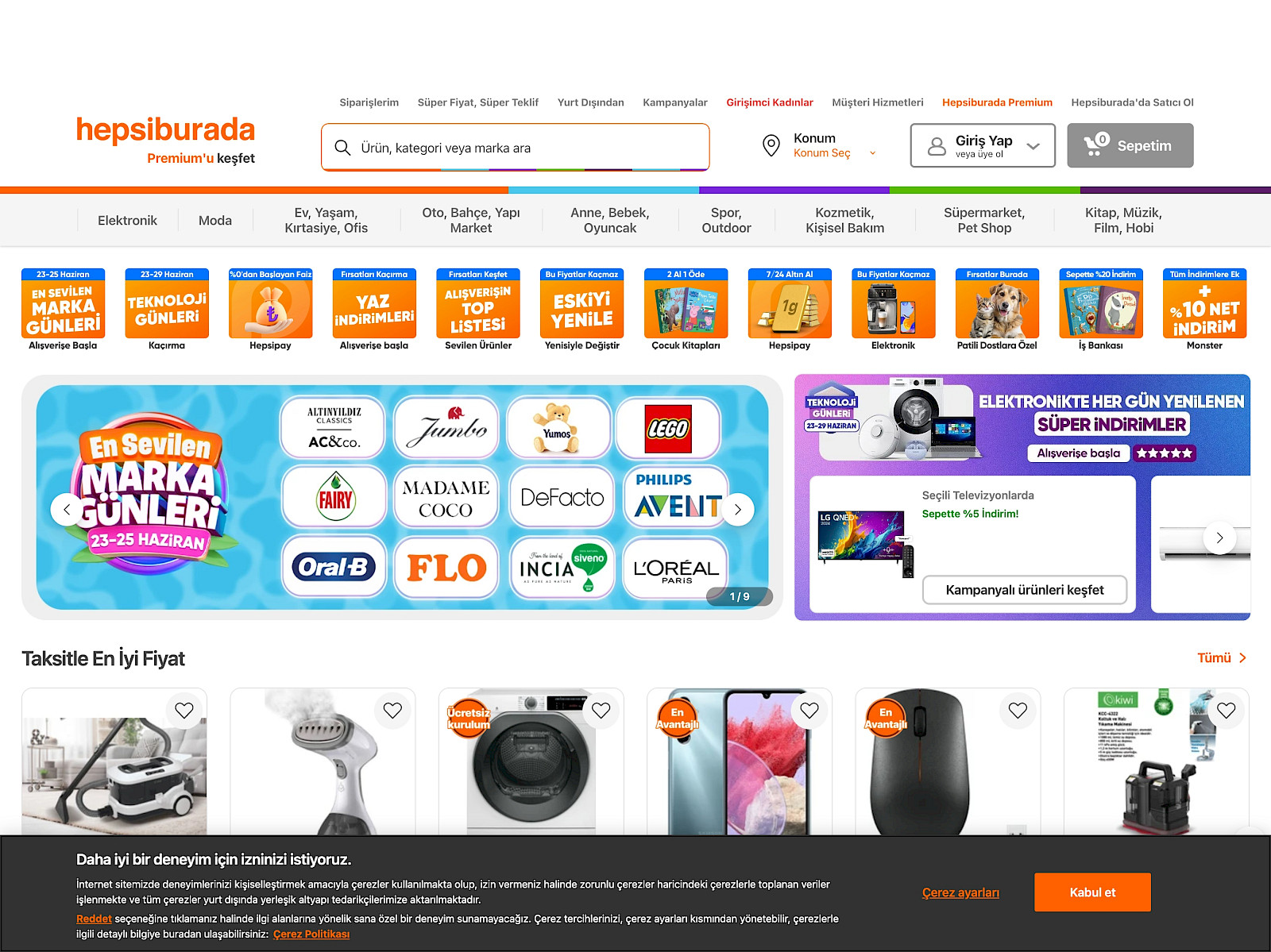 Hepsiburada Screenshot