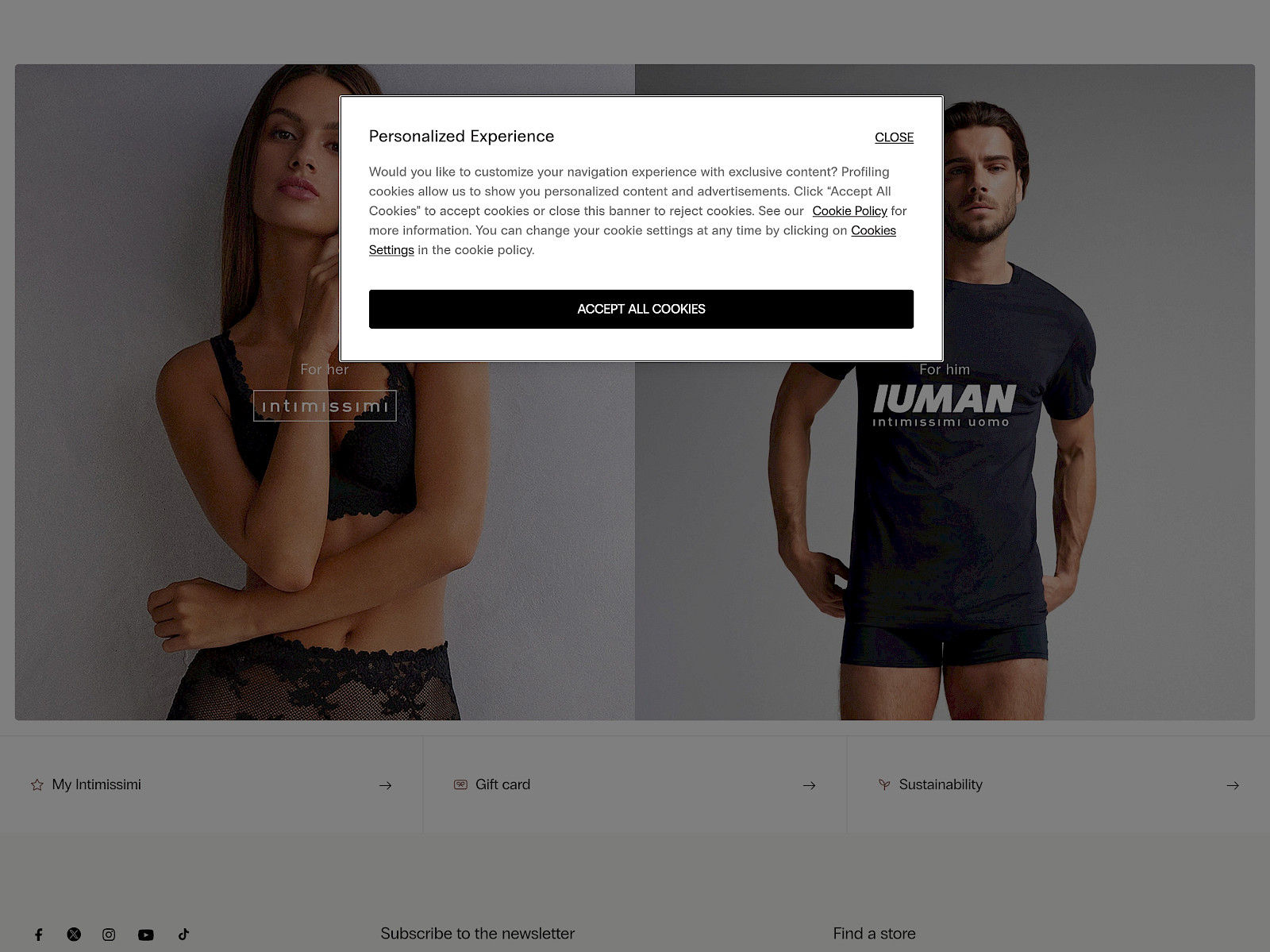 Intimissimi Screenshot
