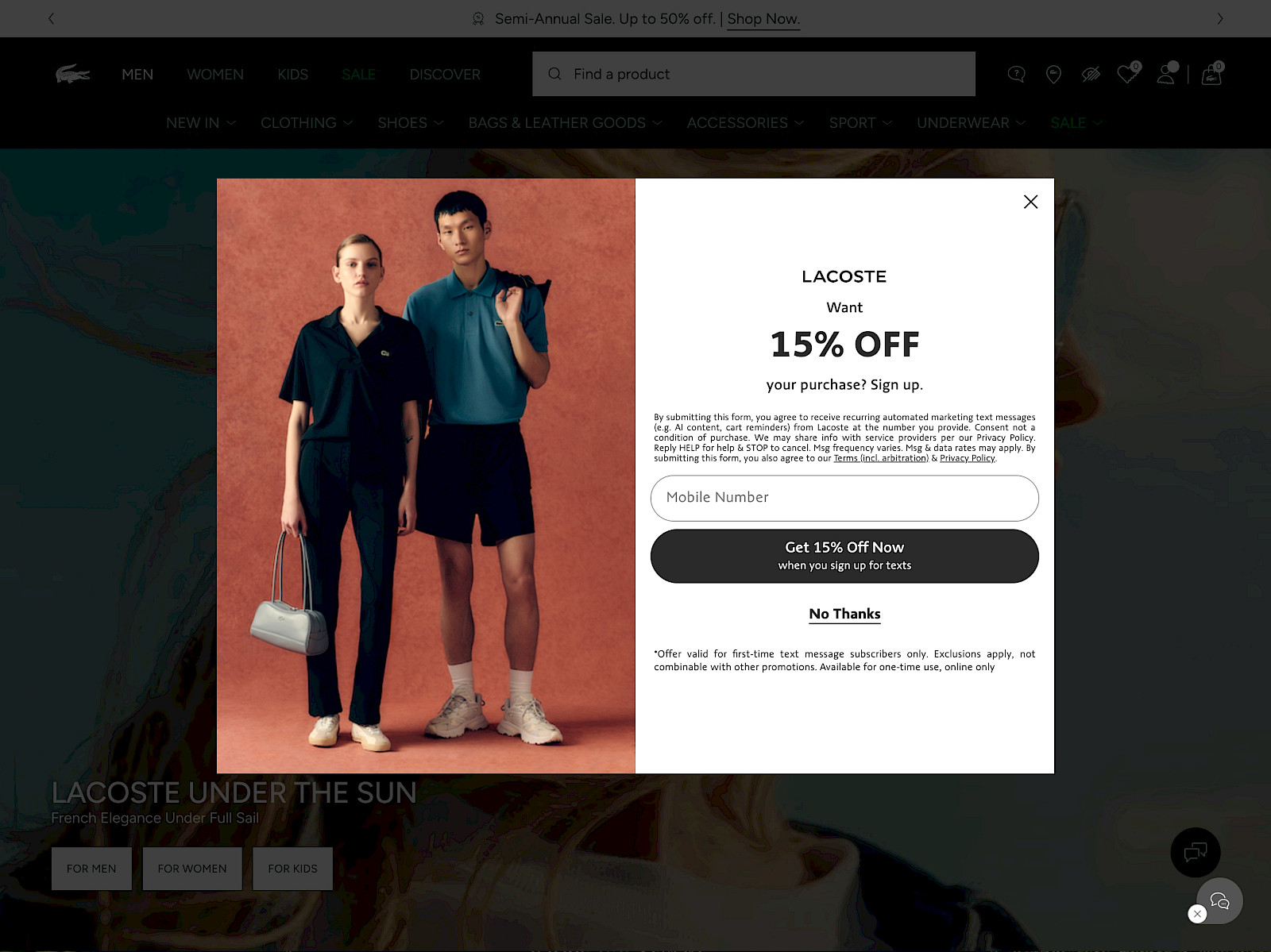 Lacoste Screenshot