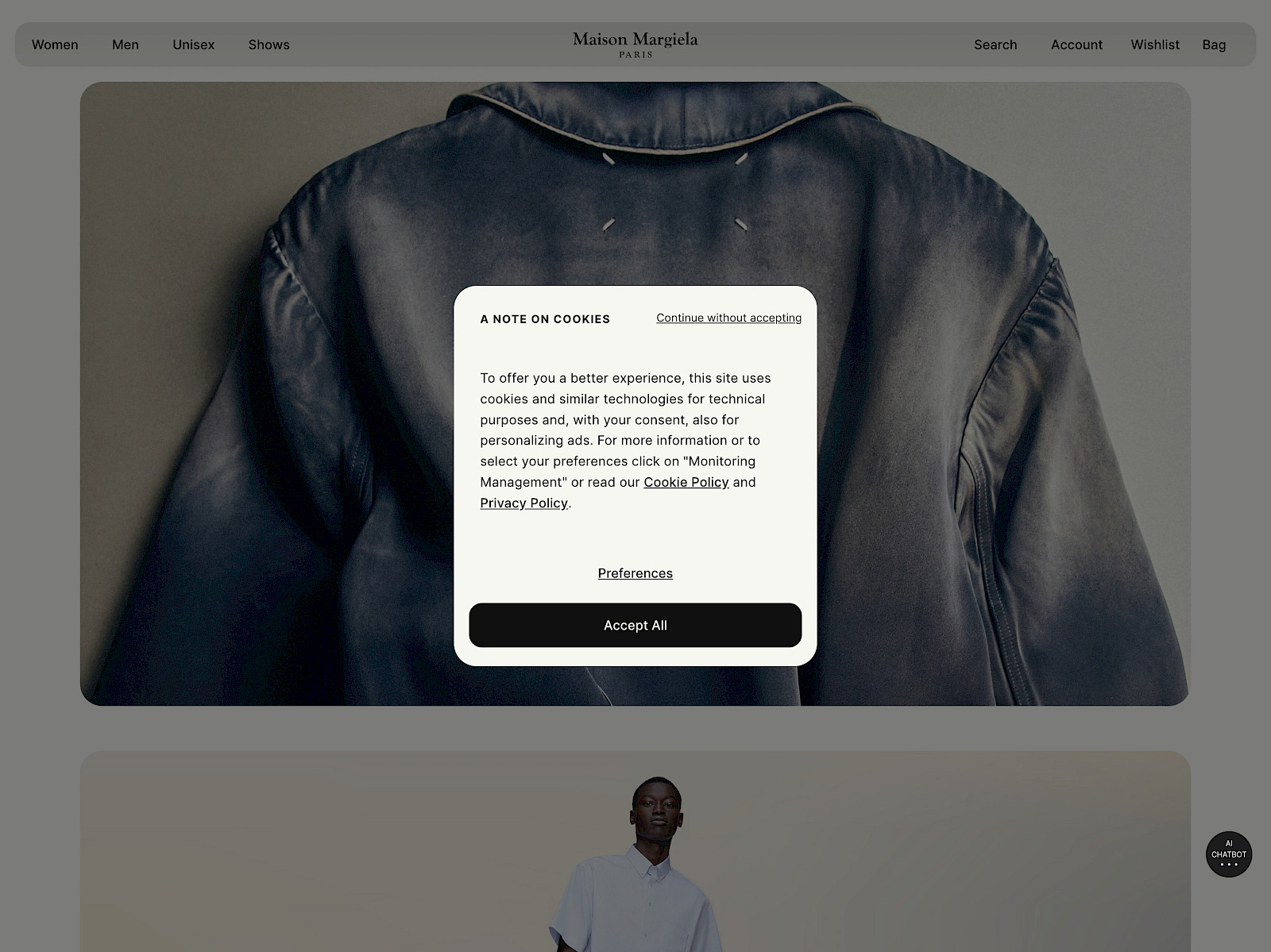 Maison Margiela Screenshot