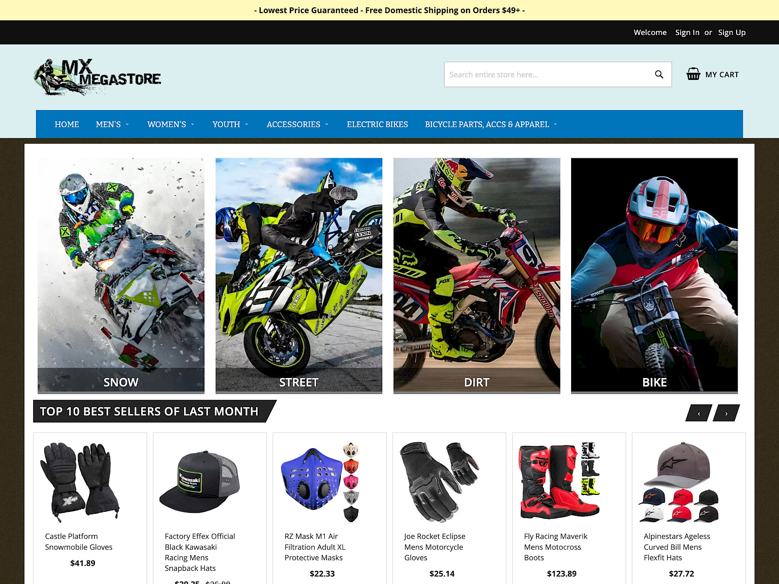MX Megastore Screenshot