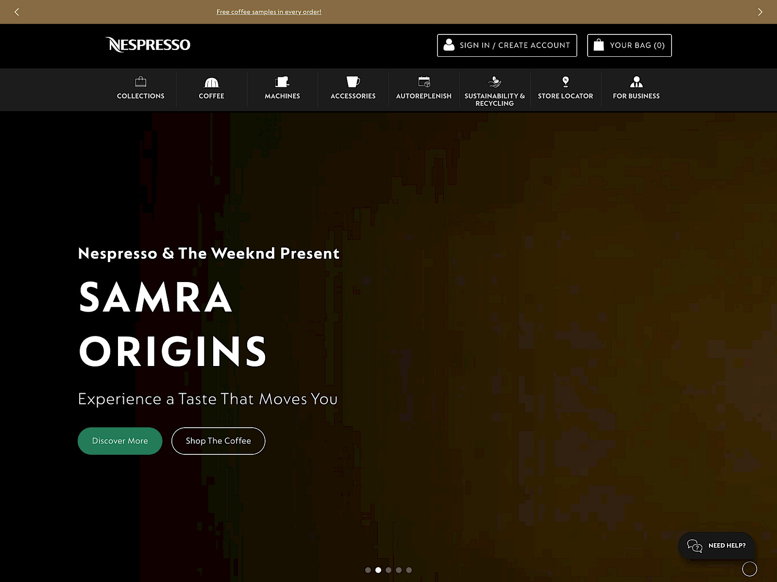 Nespresso Screenshot