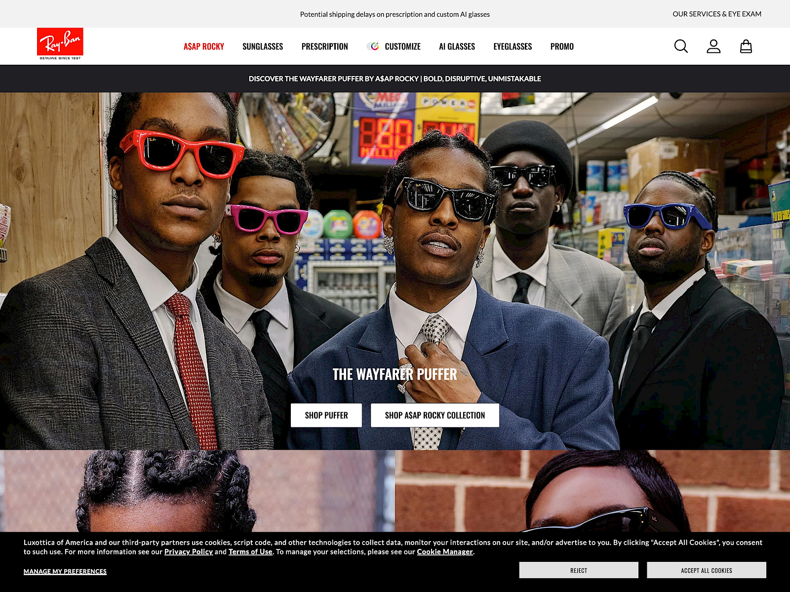 Ray-Ban Screenshot