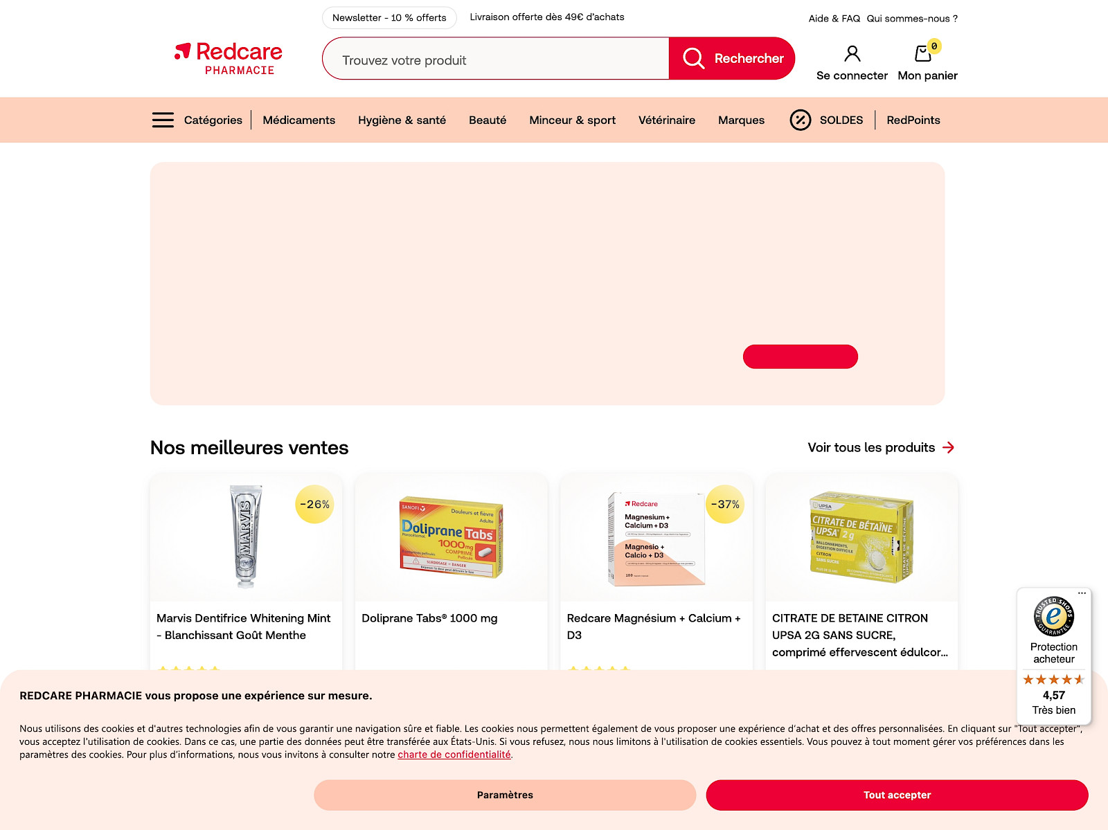 Redcare-Pharmacie Screenshot