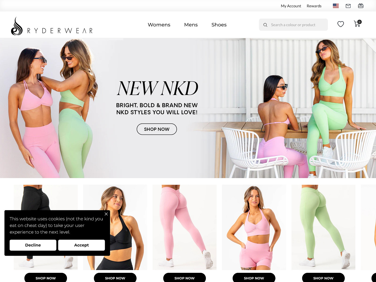 Ryderwear Screenshot