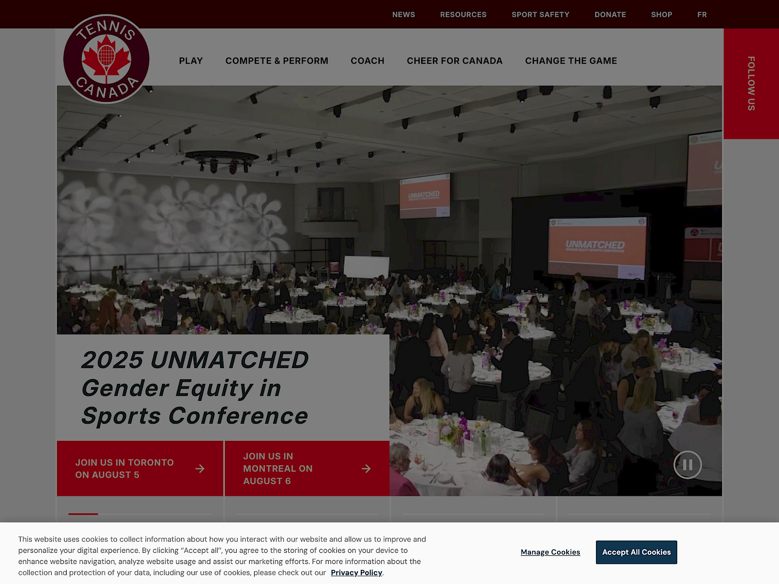 Tennis Canada Screenshot