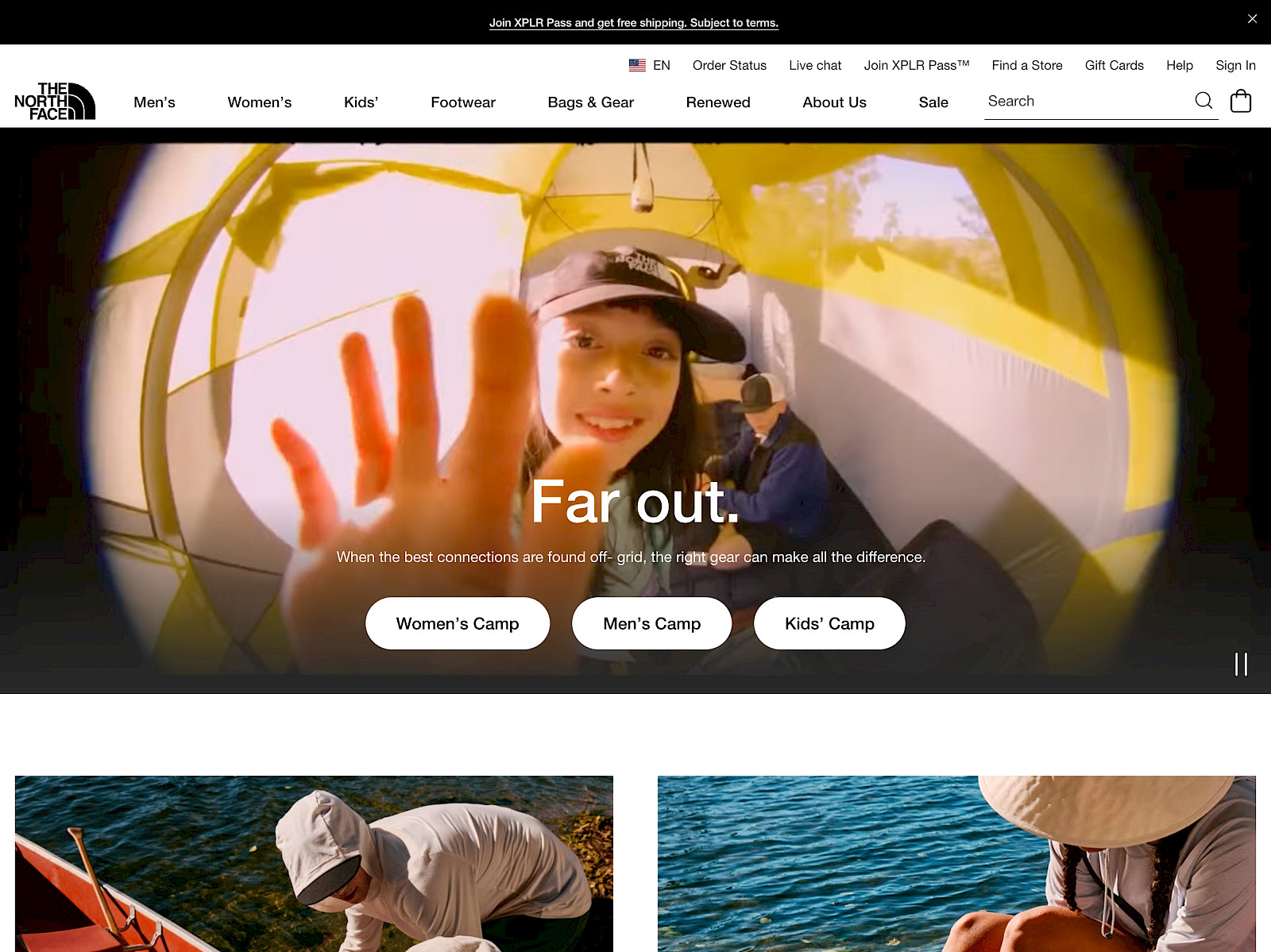 The North Face Screenshot