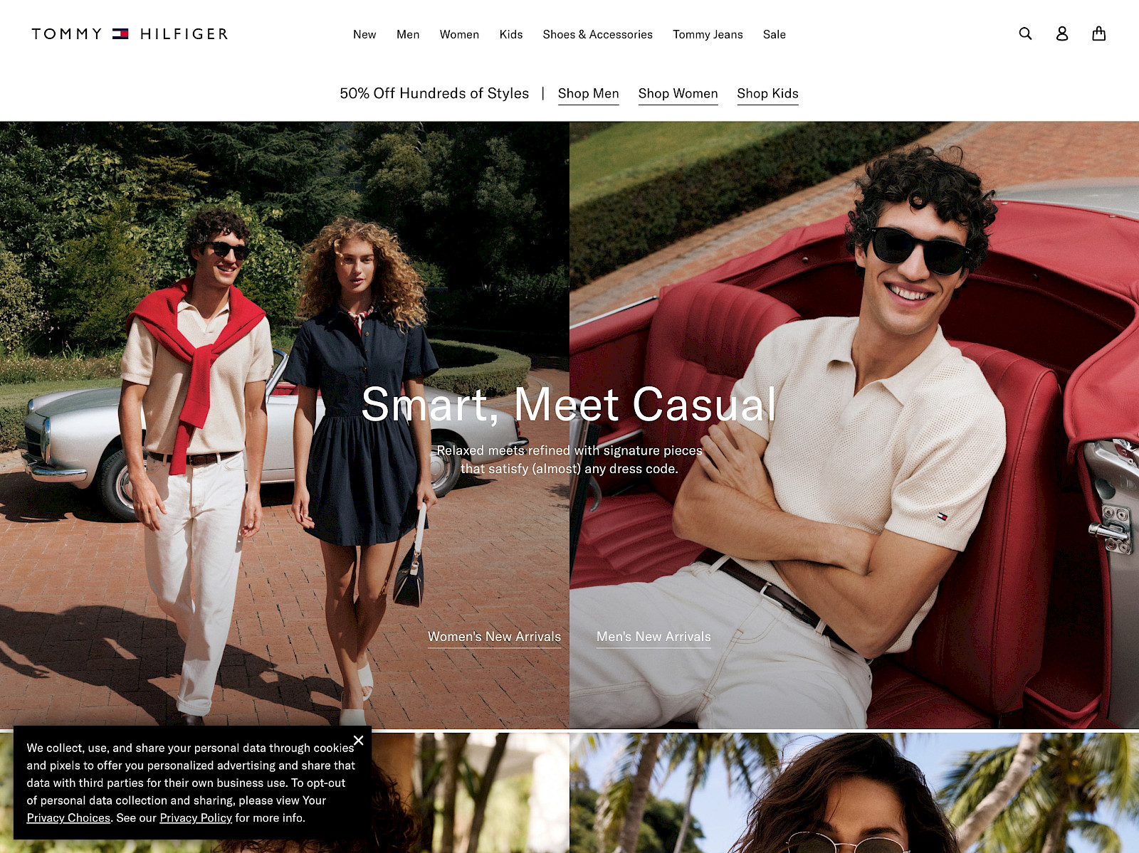 Tommy Hilfiger Screenshot