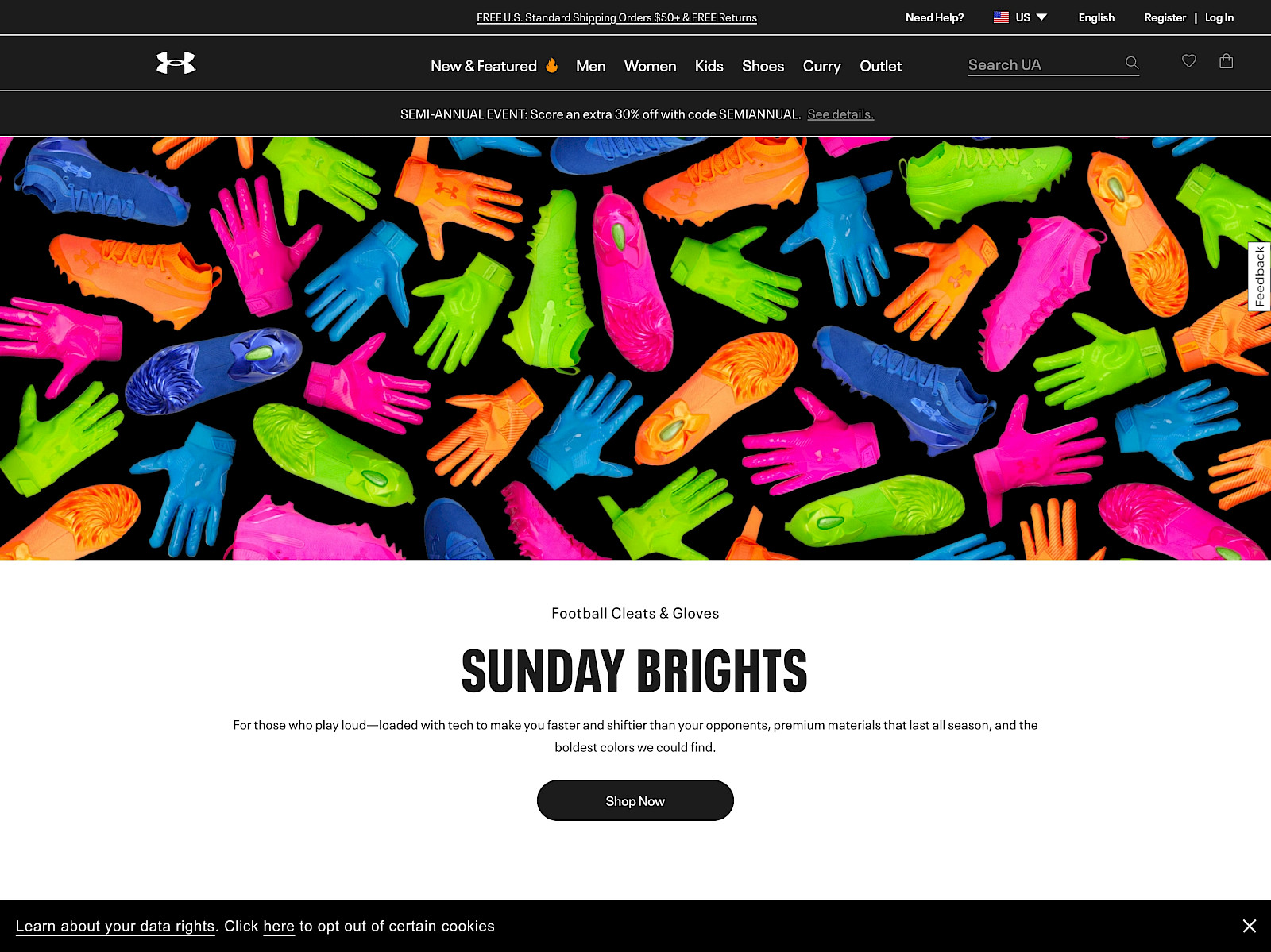 Under Armour Screenshot