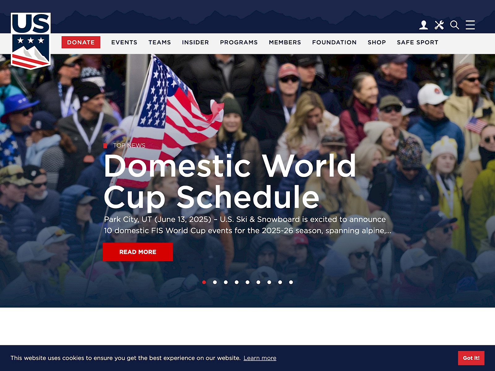 US Ski Team Screenshot