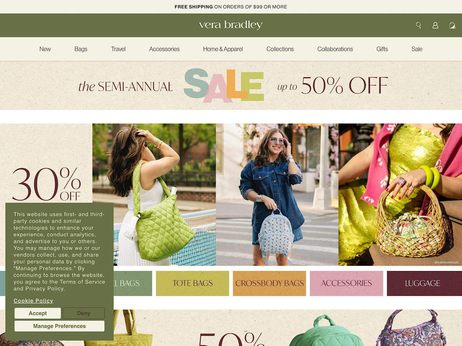Vera Bradley Screenshot
