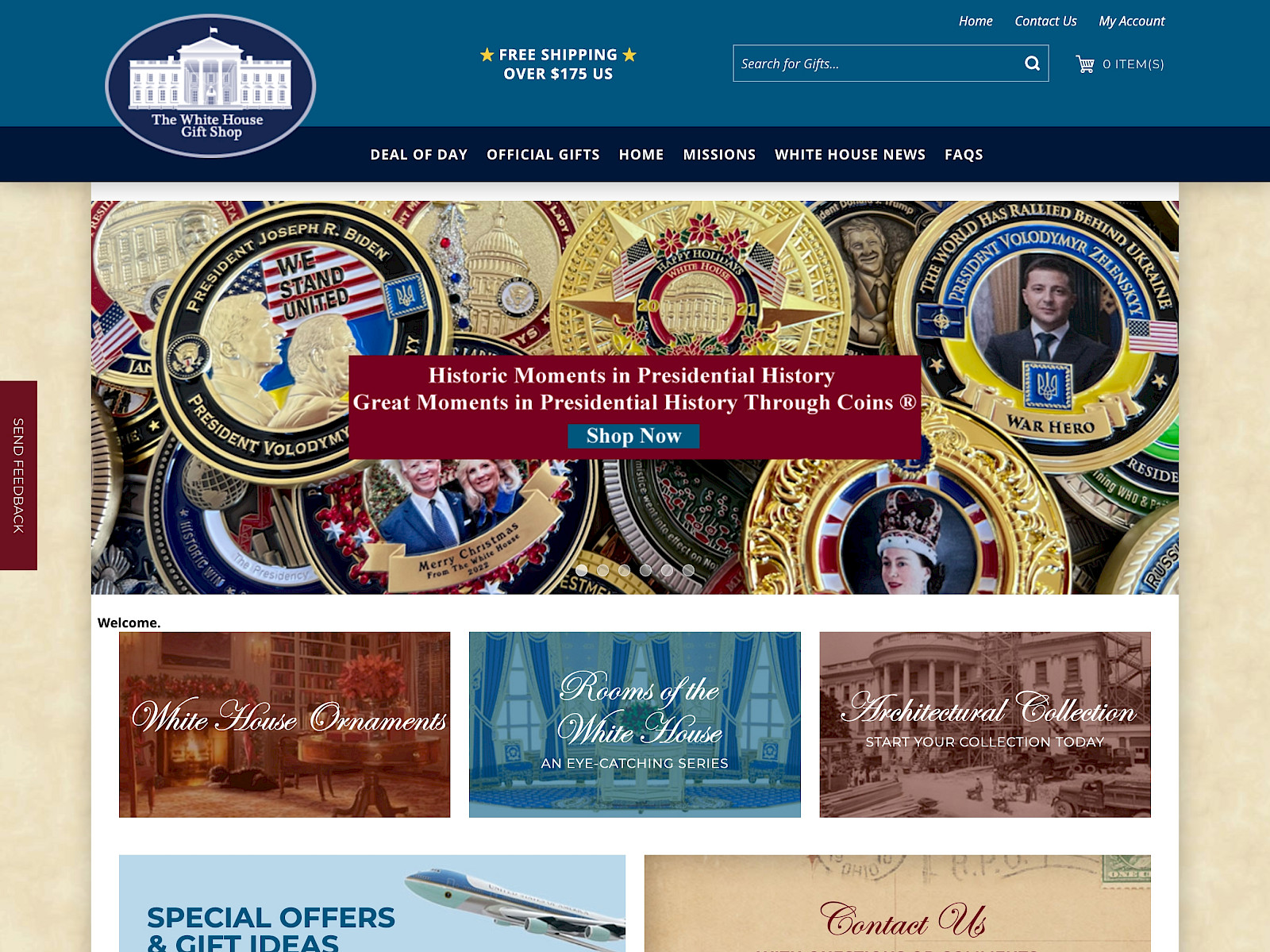 White House Gift Shop Screenshot