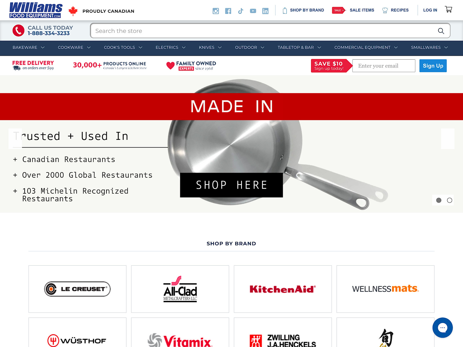 Williams Food Equipment Screenshot