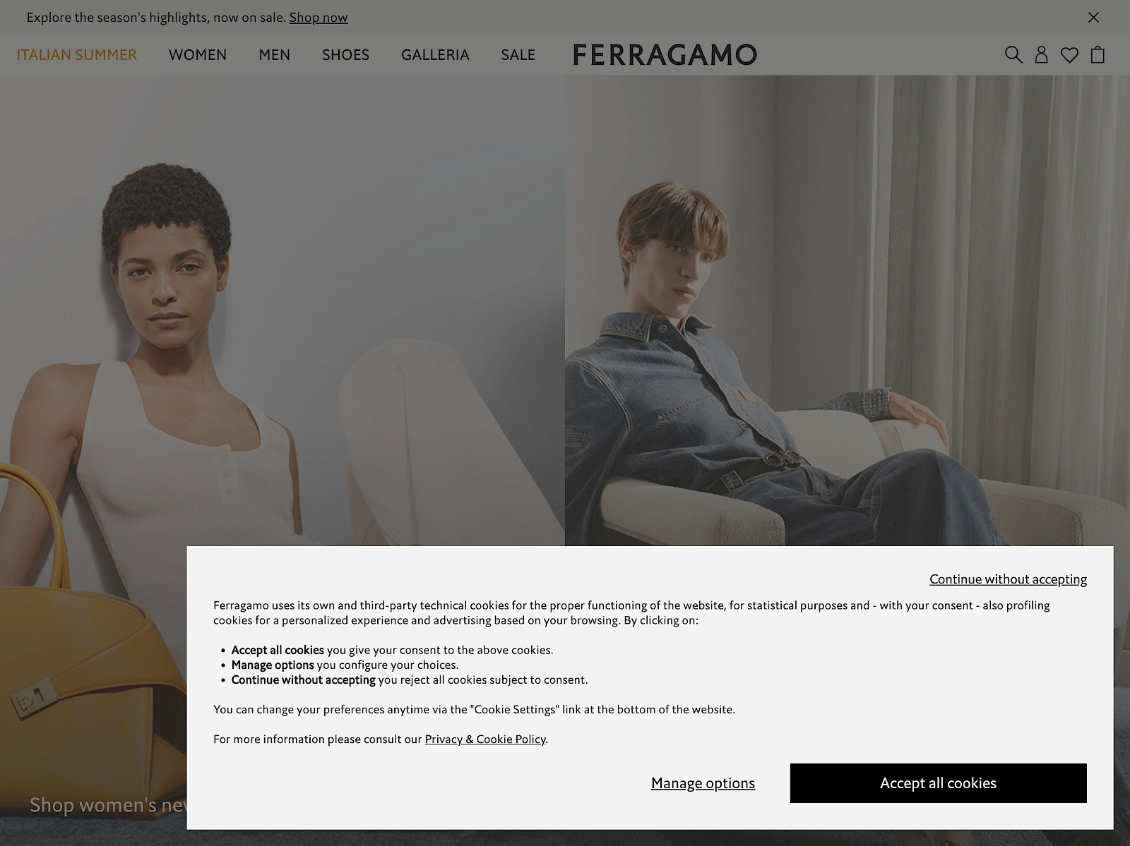Ferragamo Screenshot