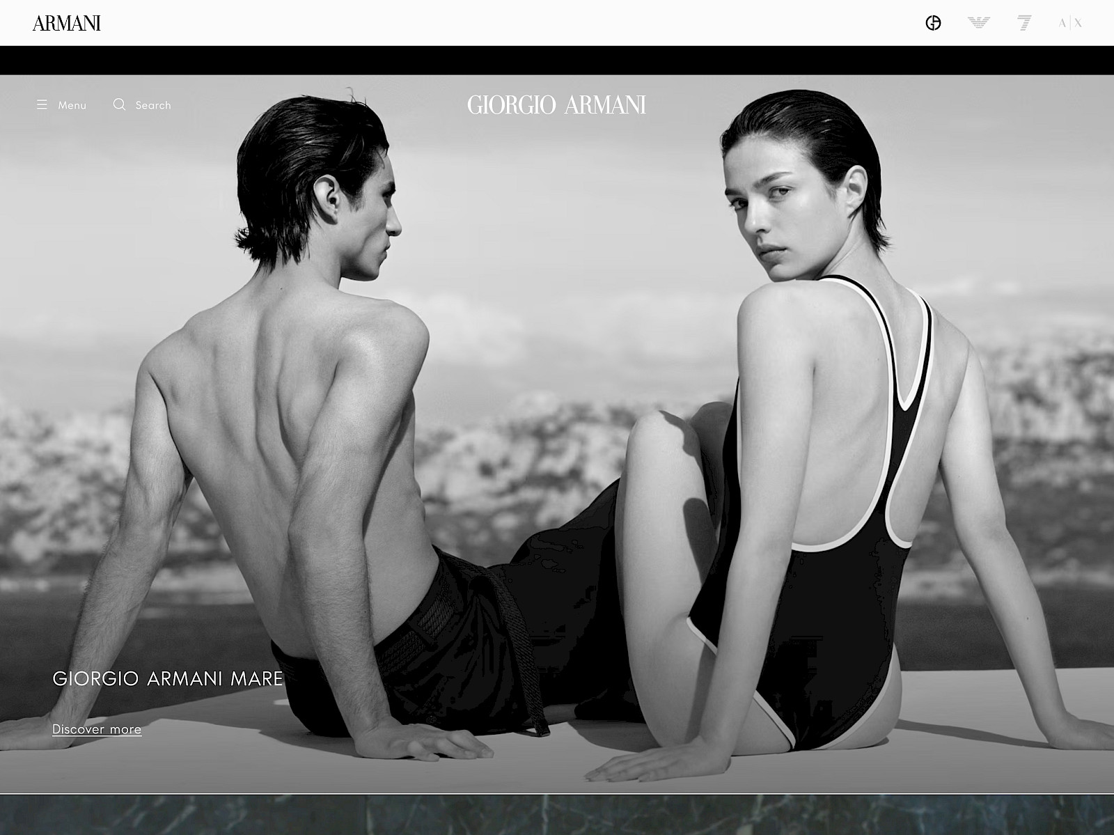 Giorgio Armani Screenshot