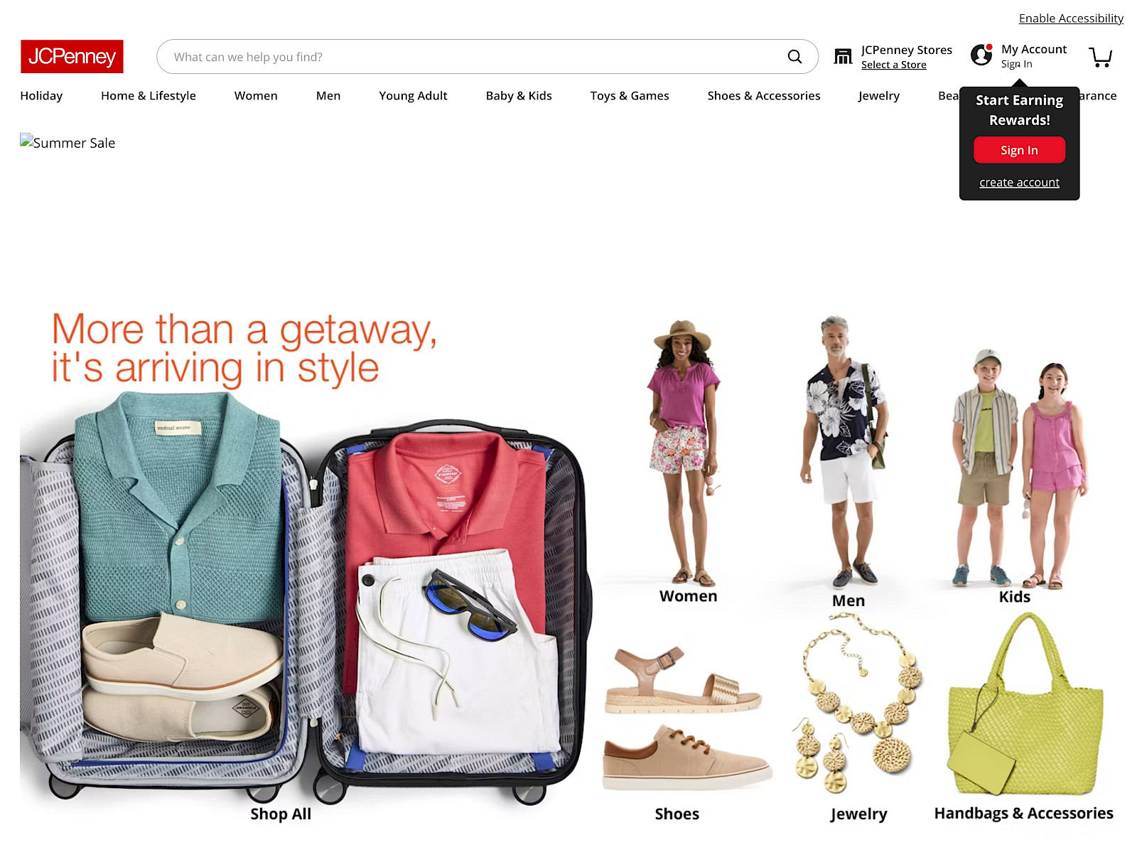 JCPenney Screenshot
