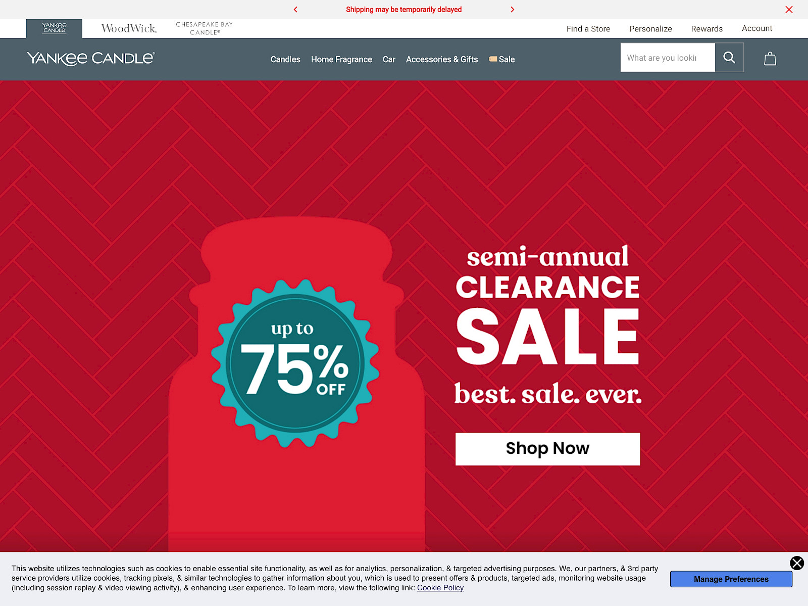 Yankee Candle Screenshot